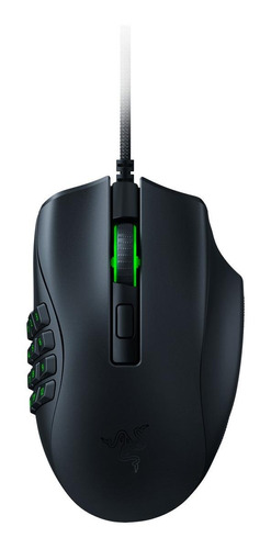 Imagen 1 de 5 de Mouse de juego Razer  Naga X negro