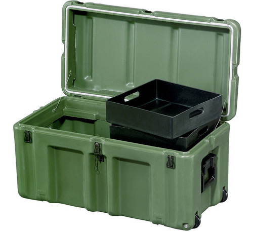 Pelican Footlocker With Two Trays (od Green)