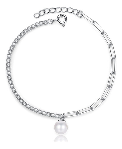 Pulseras De Tenis Luckmora Para Mujer Cz 925 Plata Esterlina