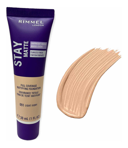 Base Líquida Stay Matte Mousse Foundation De Rimmel London