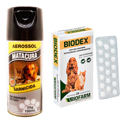 Medicamento,sarnas,dermatite,caspas Spray + Comprimido