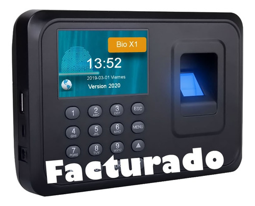 Reloj Checador Huella Dactilar Biometrico Excel O Con Softwa