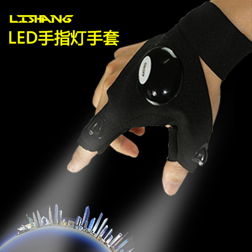 Pesca Linterna Luminosos 2 Con Unidades Guantes De Led