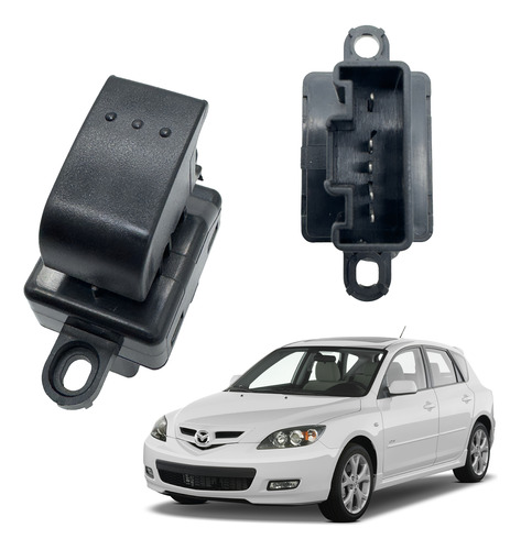 Switch Elevavidrio Mazda 3 - 6 - Cx7 - Cx9 