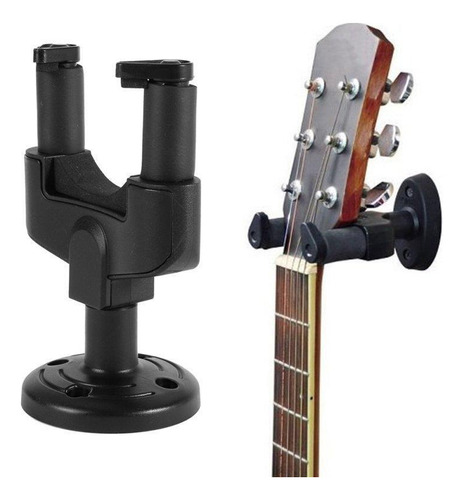 Base Soporte De Pared Para Guitarra O Bajo Ah-81 Aroma