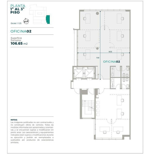 Imagen 2 de 8 de Oficina En Venta En Rosario