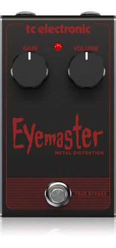 Pedal De Efecto Tc Electronic Eyemaster Metal Distortion