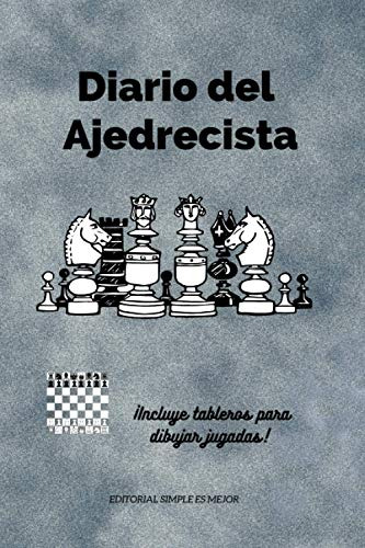 Cuaderno De Ajedrez ¡2 En 1! Plantillas Para Registrar Tus P