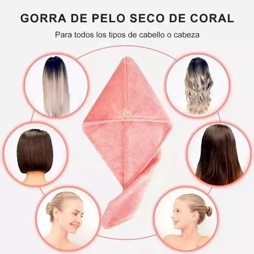 Toalla Turbante Pelo Microfibra, La Mejor!!! + Envio