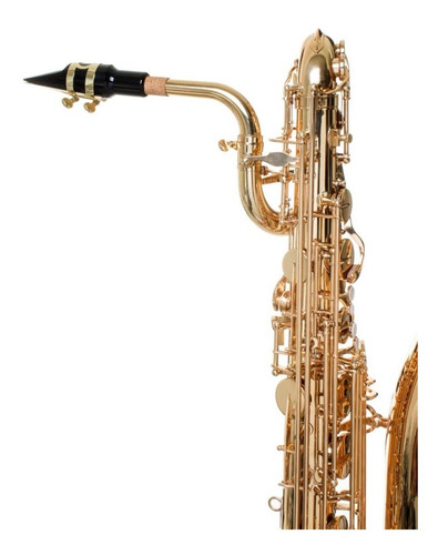 Sax Barítono Schieffer Laqueado Mi Bemol Com Estojo