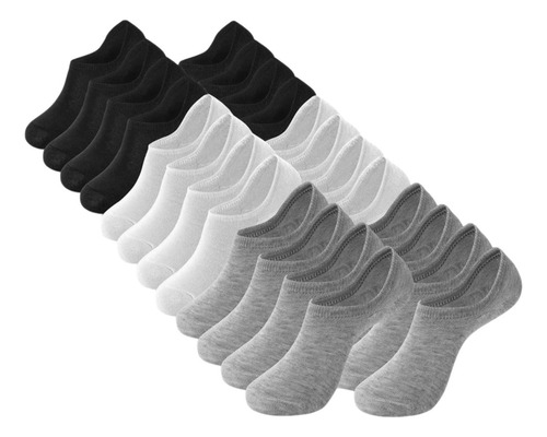 Tines Algodon Acolchados Caballero Racotex 12 Pares Oferta