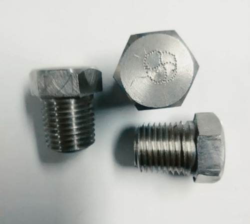 Conector Tapón 1/4  Npt Macho Cabeza Hexagonal Acero 