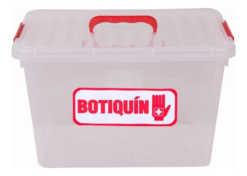 Caja Botiquín De Primeros Auxilios Apilable 26x19x15 Cm 