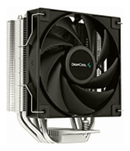 Deepcool Gammaxx Ag400 Enfriador De Cpu De Una Sola Torre,