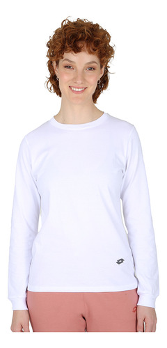 Remera Urbana Lotto Izologist Mujer En Blanco | Stock Center