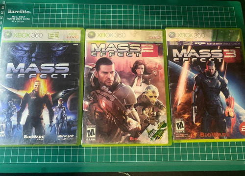 Trilogía Mass Effect Para Xbox 360