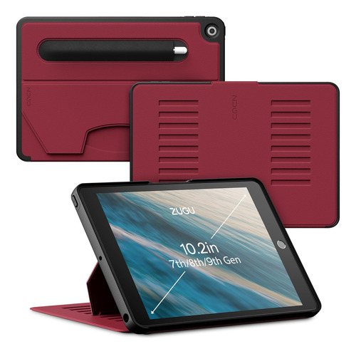 Funda Para iPad 10.2 Zugu 9na/8va/7ma Gen Soporte Magnético