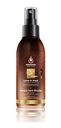 Marruecos Gold Series Argan Leave-in Mascarilla 4.2 Fl Oz/4.