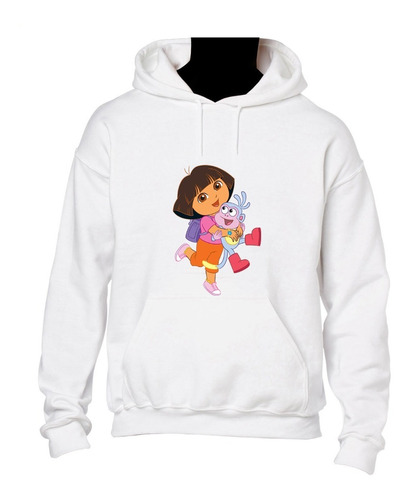 Buso Buzo Para Niña Dora La Exploradora Personalizado