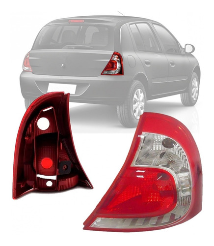 Faro Trasero Renault Clio Mio 2012 / 2017 Base Roja Derecho