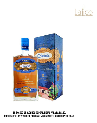 Ron Rum Coloma 8 Años