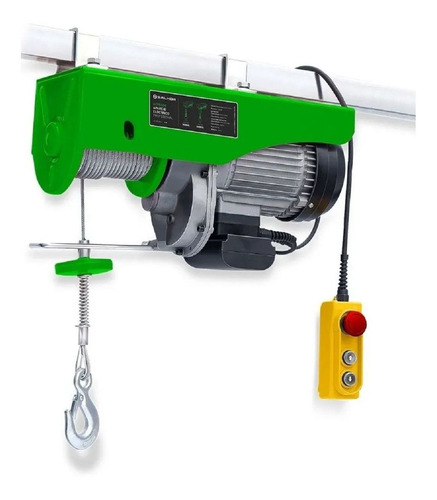 Imagen 1 de 4 de Malacate Aparejo Eléctrico 1200w 600kg 12mts Guinche Puente