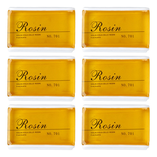 Acessório Para Violoncelo Bow Rosin, 6 Peças, Instrumento De
