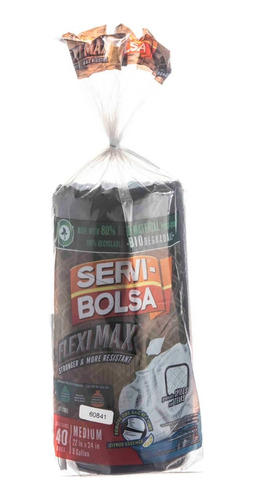 Servi Bolsa Fleximax Para Basura Mediana 55x60 Con 40pz