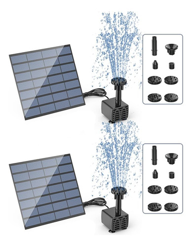 Kit De Bomba De Agua Solar Diy Aisitin 1.5w Para Característ