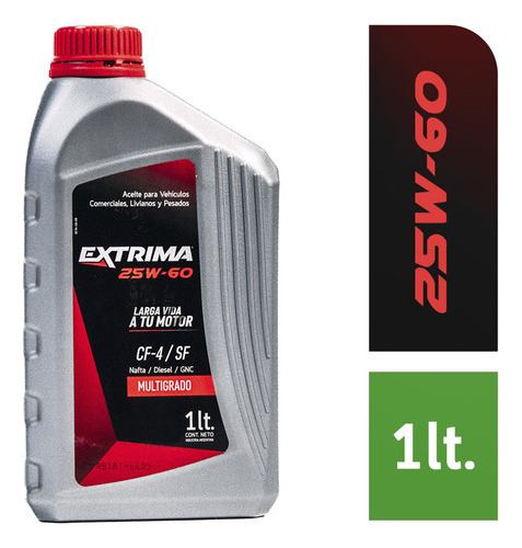 Lubricante Diesel Extrima Livianos-pesados 25w60 1lt