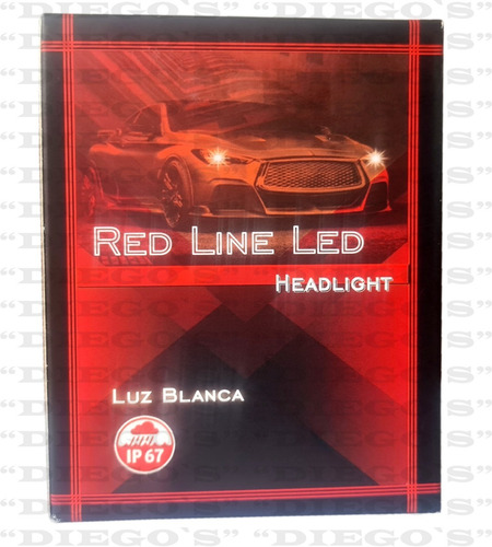 Kit De Faros Delanteros Red Line Led / Varios Conectores