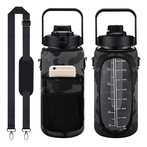 Funda Para Botella De Agua De Gimnasio De 2 Litros Con Sopor