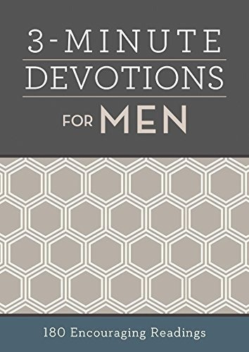 3-minute Devotions For Men 180 Encouraging Readings, De Compiled By Barbour St. Editorial Barbour Books En Inglés