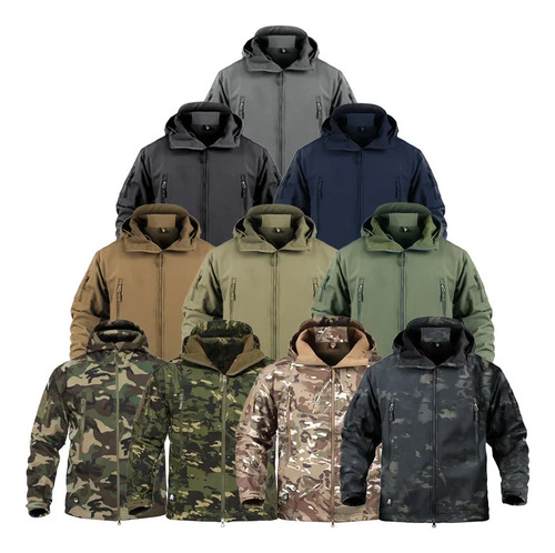 Chamarra 2024 Tactical Charge Soft De Alta Calidad Shell Par