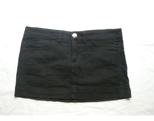 Aurojul- Pollera Jean Mini-urbano Jean-a La Cadera-negra