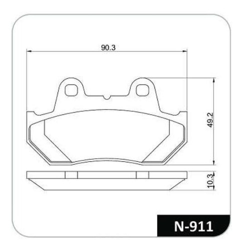 Pastilla Moto Honda Cbx 750 F - Cobreq N-911