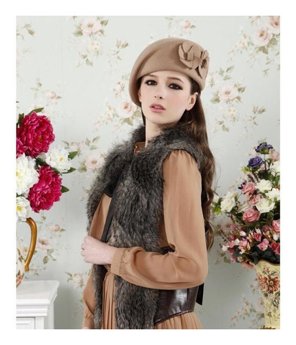 . Sombrero Mujer Gorro Boina Francesa Pillbo