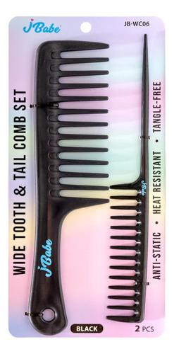 Peine De Wide Tooth Comb Set - 2pc J Babe
