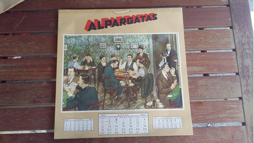 Calendario Alpargatas 1947 Completo - Medrano C Sobre