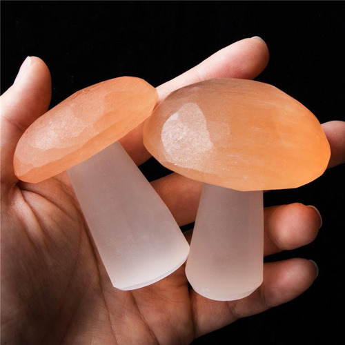 Seta De Cristal De De Selenita Tallada A Mano Para La