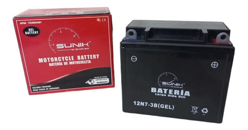 Bateria Moto 12n7 3b Zanella Zr 150 200 250 Skua 150 200 Mav