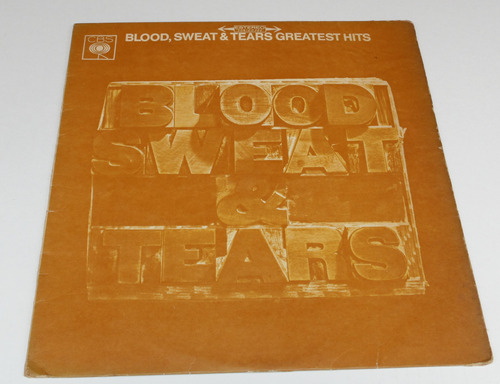 Blood Sweat & Tears Gratest Hits Lp Vinilo Acetato 1987