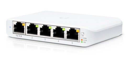 Switch Ubiquiti Unifi Gigabit 5 Poe+ Usw Flex Capa 2