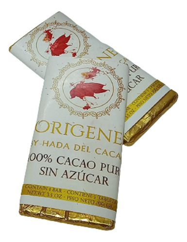 Imagen 1 de 8 de Pack* Chocolate Muy Amargo 100% Cacao Puro Sin Azucar Keto