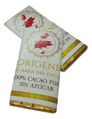 Hdc * Chocolate Muy Amargo (1 Kg -10u) 100% Cacao Sin Azucar