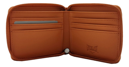 Billetera Everlast Con Cierre - Para Tarjeteros Y Billetes Eve 27164.2 Suela Liso