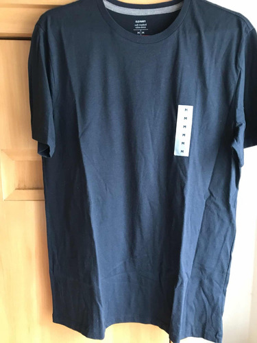 Remera Hombre Old Navy Talle M Color Azul. Nueva