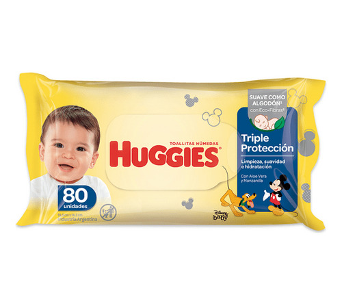 Toallitas Húmedas Huggies Triple Protección X 80 Un