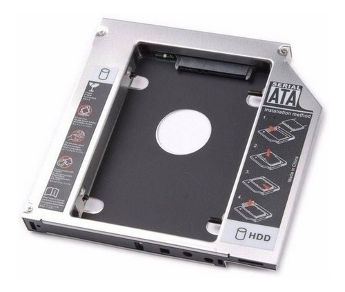 Adaptador Case Caddy 9,5mm Hd 2.5 Ssd Sata Knup