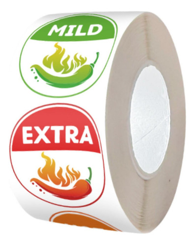 Indicador De Picante Casero De 4 Niveles 500x Para